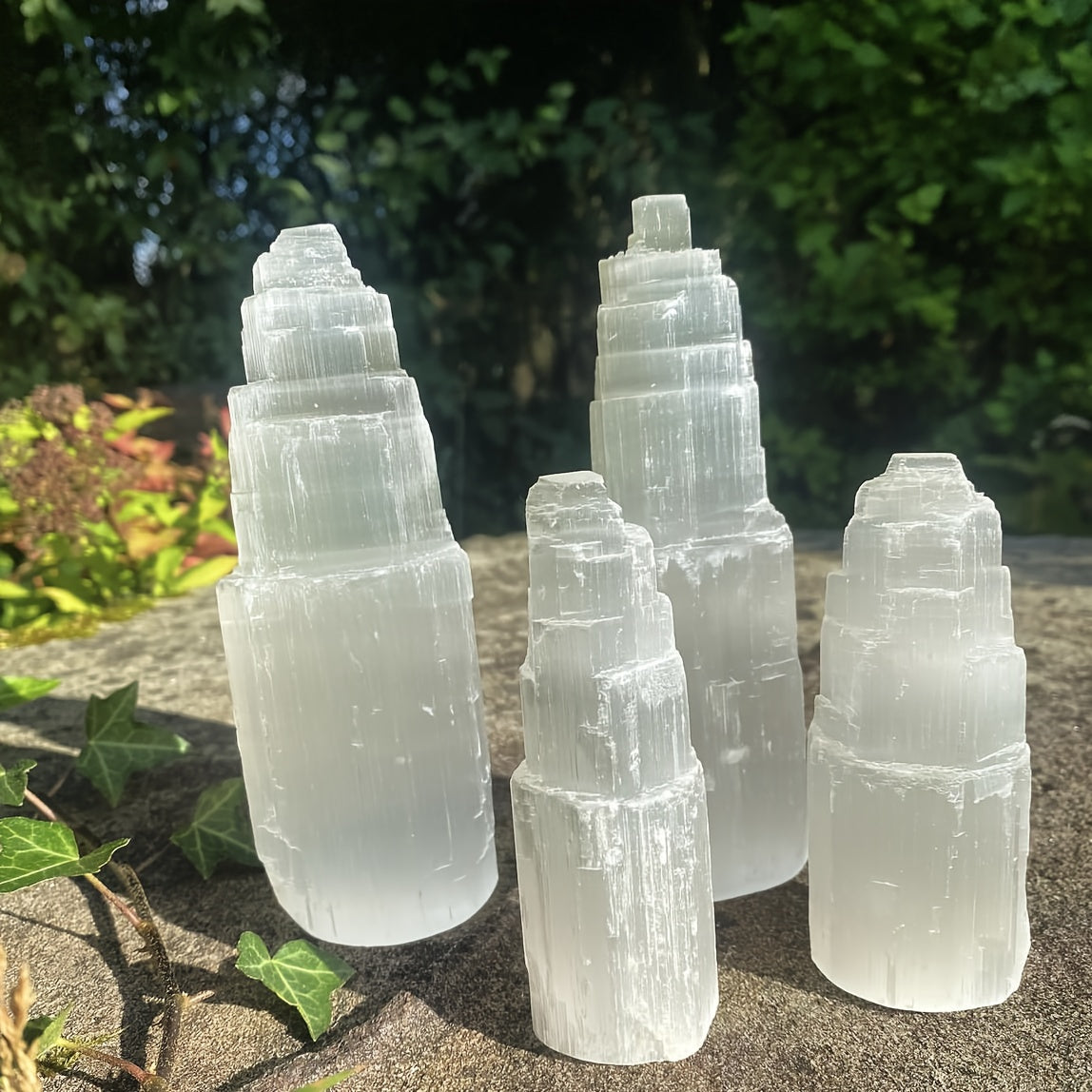 Selenite Crystal Towers - 100mm, 150mm