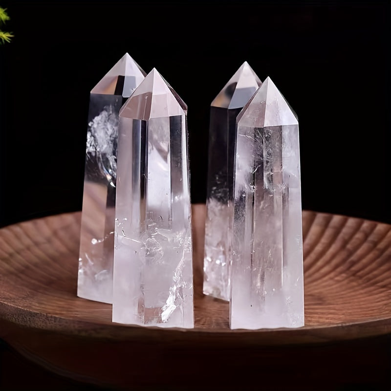 Pure Natural Quartz Crystal Tower - CosmicSerenityShop