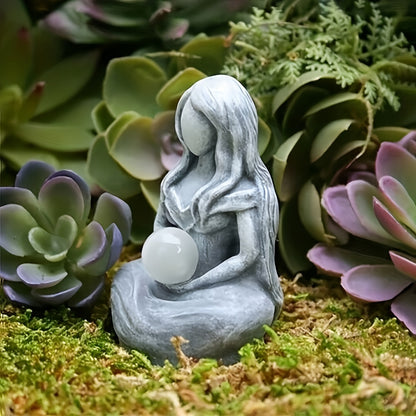 Moon Goddess Resin Statue - Cosmic Serenity Shop