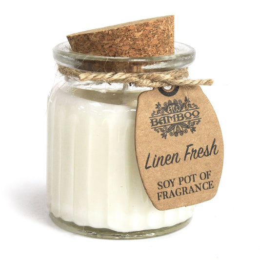 Linen Fresh Soy Pot of Fragrance Candle