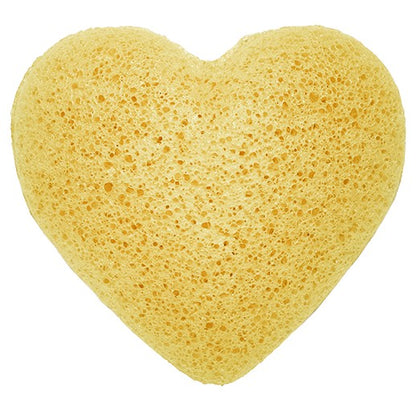 Japanese Konjac Heart Sponge - Peach