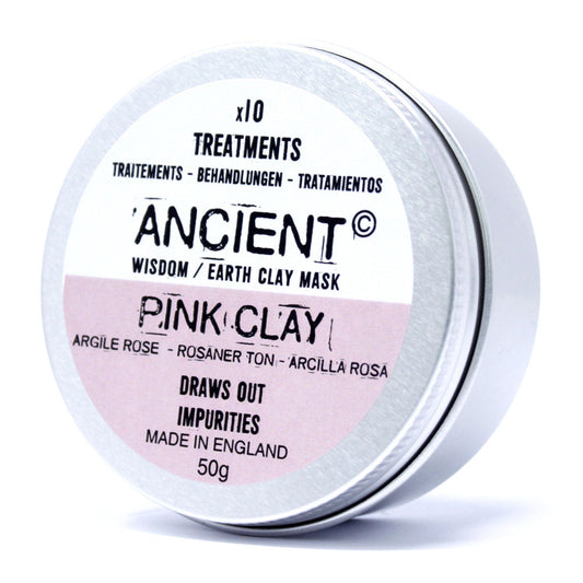 Pink Kaolin Clay Face Mask 50g