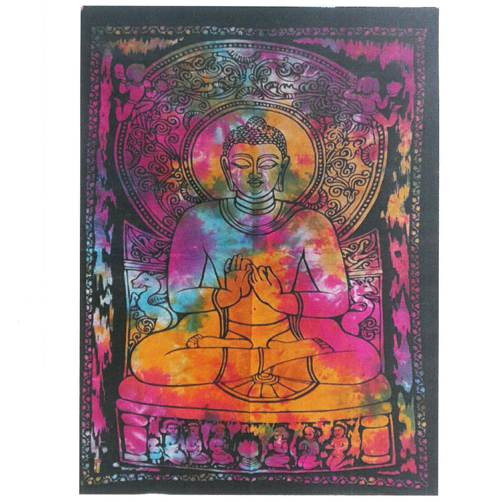 Cotton Wall Hanging - Peaceful Buddha