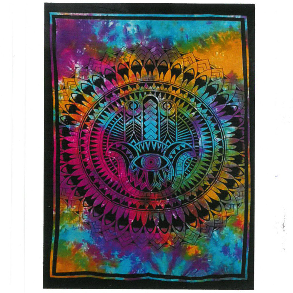 Cotton Wall Hanging - Hamsa Hand