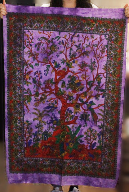 Cotton Wall Hanging - Tree of Life - Classic