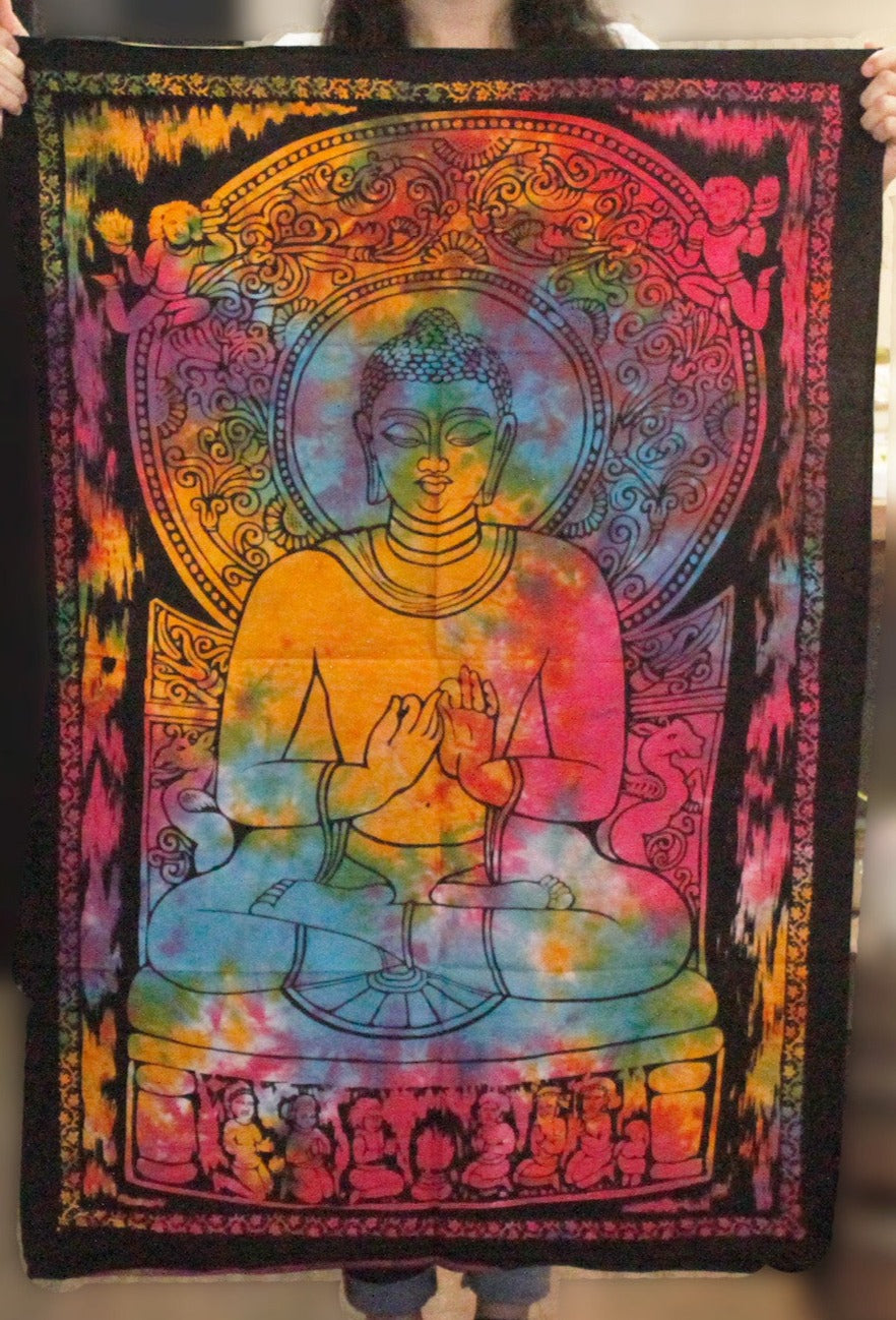 Cotton Wall Hanging - Peaceful Buddha