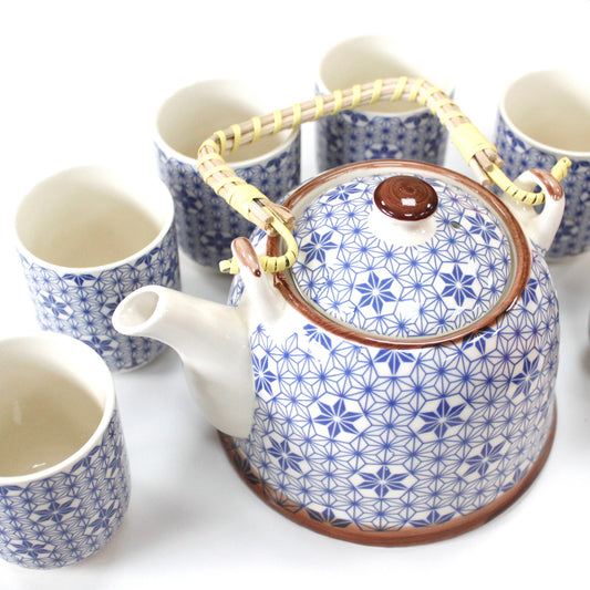 Herbal Teapot Set - Blue Star - Cosmic Serenity Shop