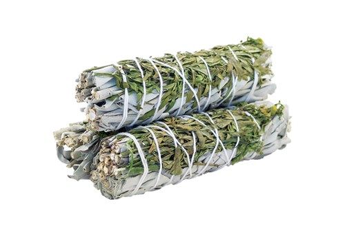 White Sage & Ruda Smudge Stick - 10cm - Cosmic Serenity Shop