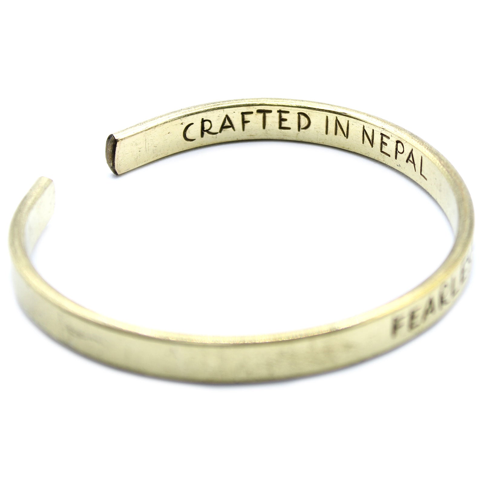 Brass Inspiration Unisex Bracelet - Cosmic Serenity Shop