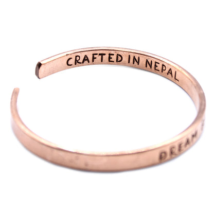 Copper Tibetan Inspiration Unisex Bracelet - Cosmic Serenity Shop