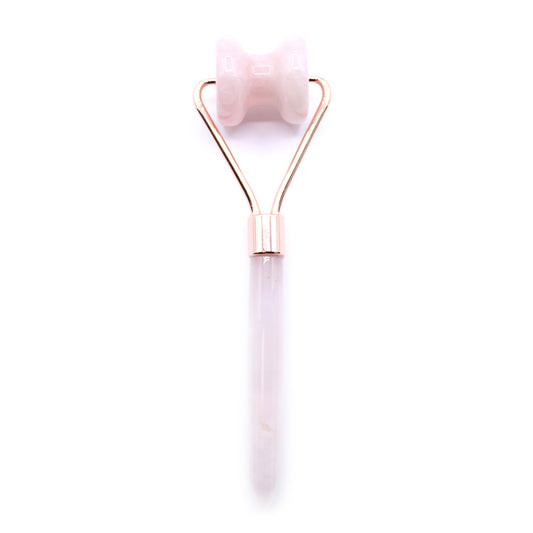 Gemstone Jawline Roller - Rose Quartz - CosmicSerenityShop.com