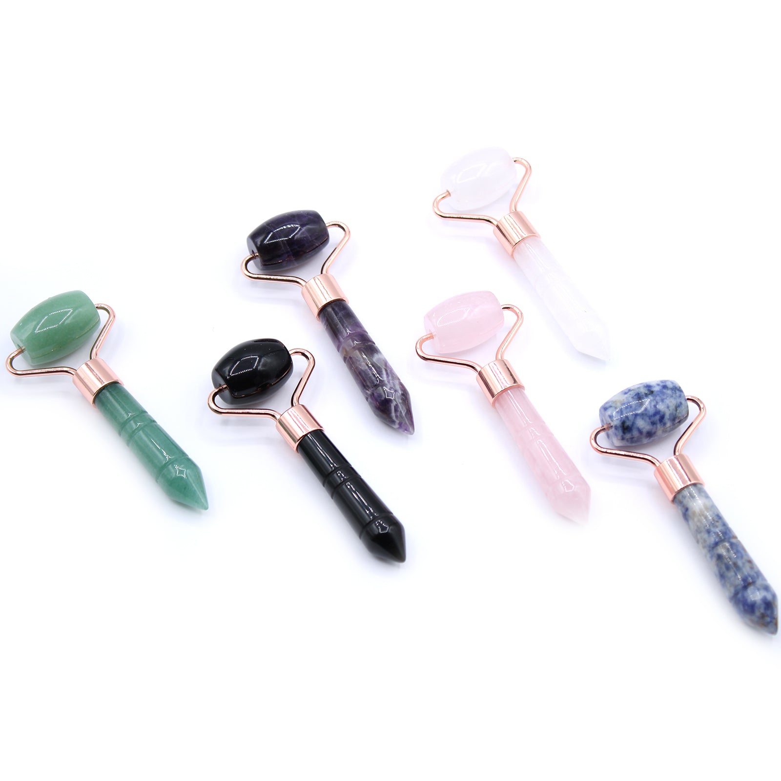 Gemstone Mini Face Roller - Rose Quartz - CosmicSerenityShop.com