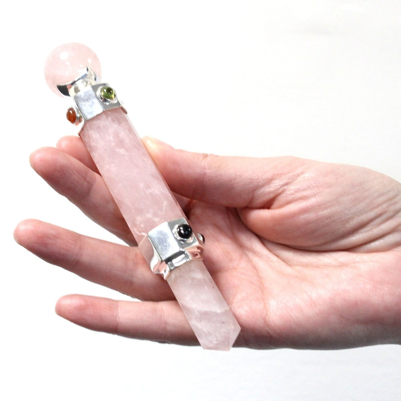 Hexagonal Rock Quartz Crystal Wand - Cosmic Serenity Shop