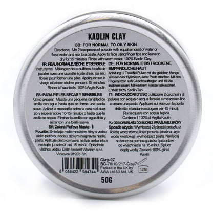 Kaolin Clay Face Mask 50g