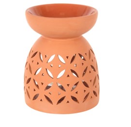 Large Terracotta Oil Burner, Cosmic Serenity Shop