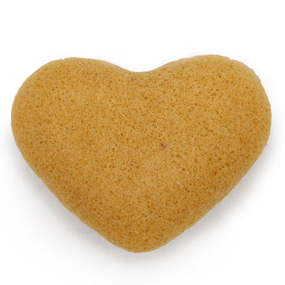 Japanese Konjac Heart Sponge - Peach