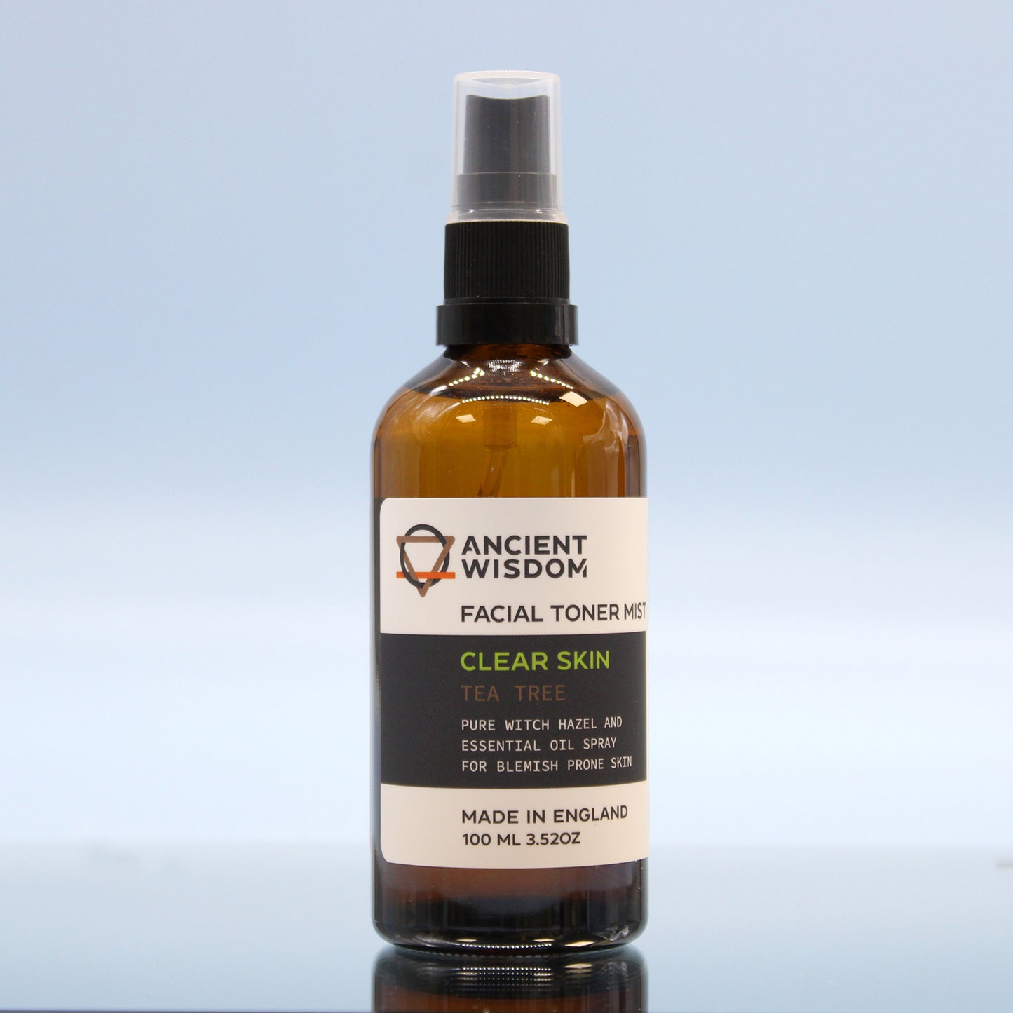 Facial Toner Mist - Witch Hazel with Tea Tree - Clear Skin - 100ml