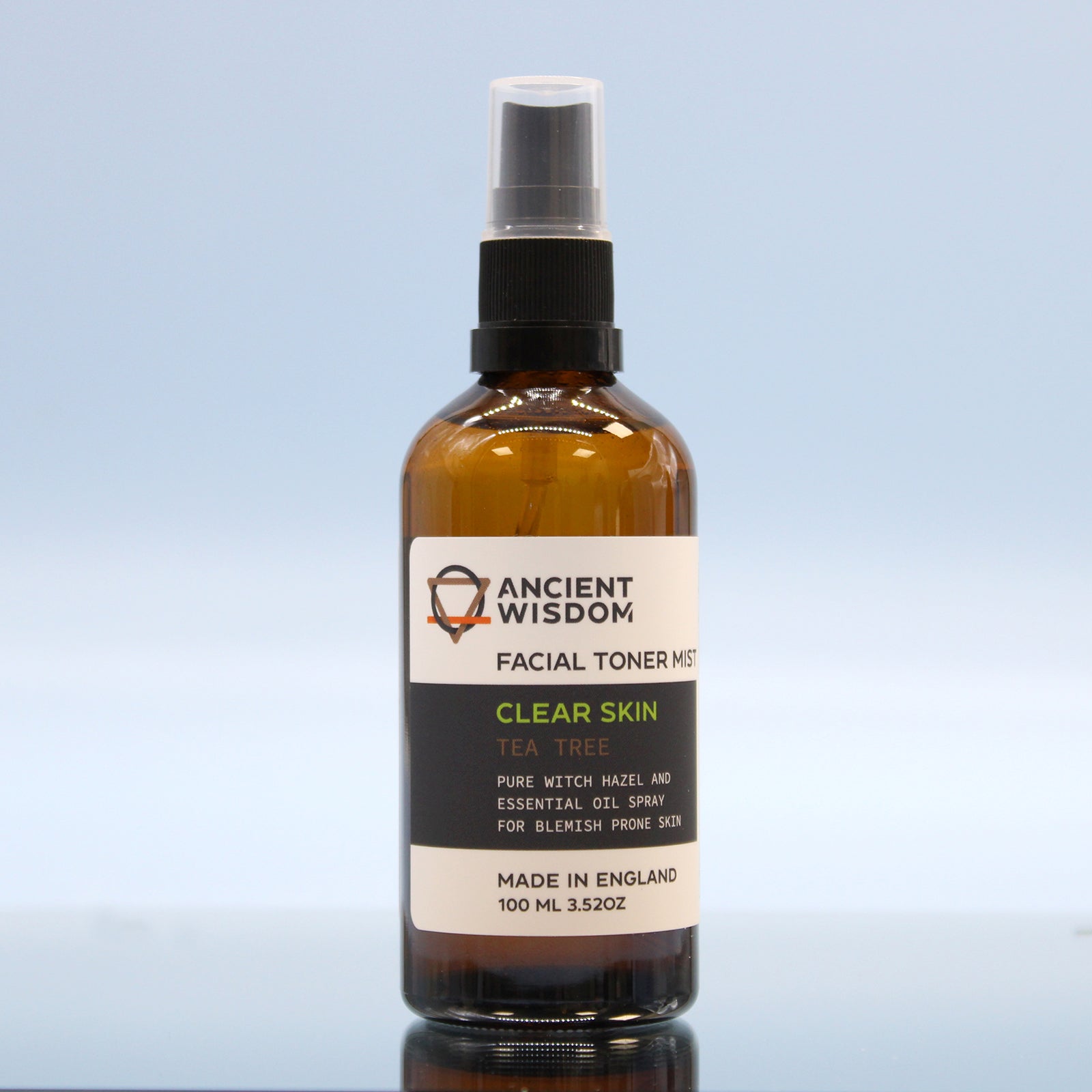 Facial Toner Mist - Witch Hazel with Tea Tree - Clear Skin - 100ml