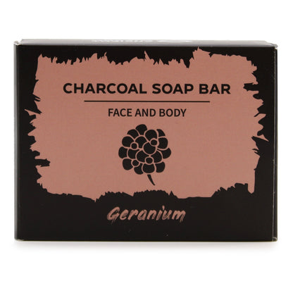 Charcoal Soap - Geranium - Cosmic Serenity Shop