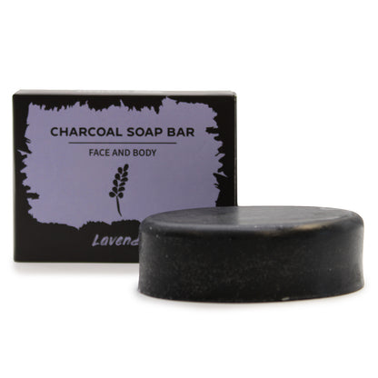 Charcoal Bar Soap - Lavender - Cosmic Serenity Shop