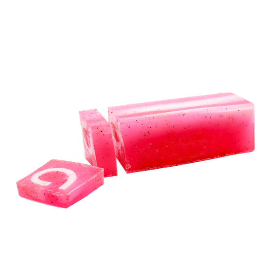 Raspberry & Blackpepper - Artisan Handcrafted Soap - Slice or Loaf - Cosmic Serenity Shop