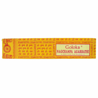 Goloka Nag Champa Incense Sticks 16g - CosmicSerenityShop.com
