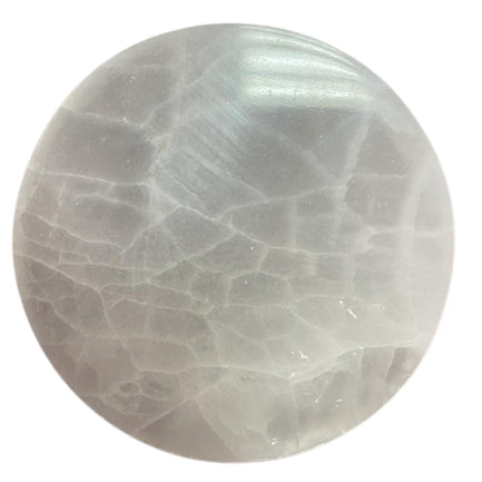 Selenite Charging Plate Medium 10cm - Plain