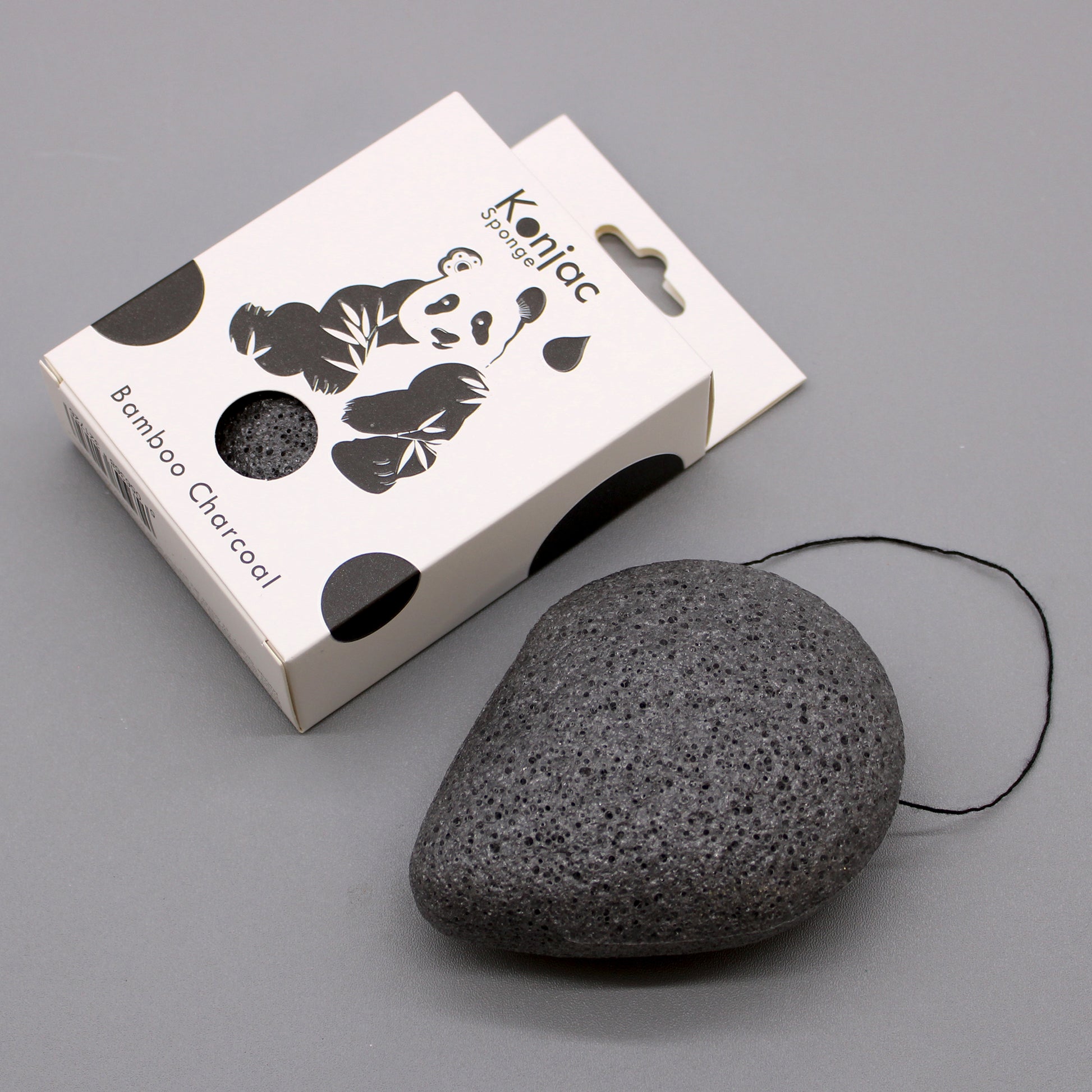 Bamboo Charcoal Konjac Sponge - Anti-bacterial -  CosmicSerenityShop.com