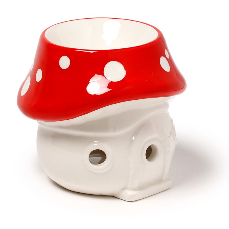 Fairy Toadstool Ceramic Oil Burner