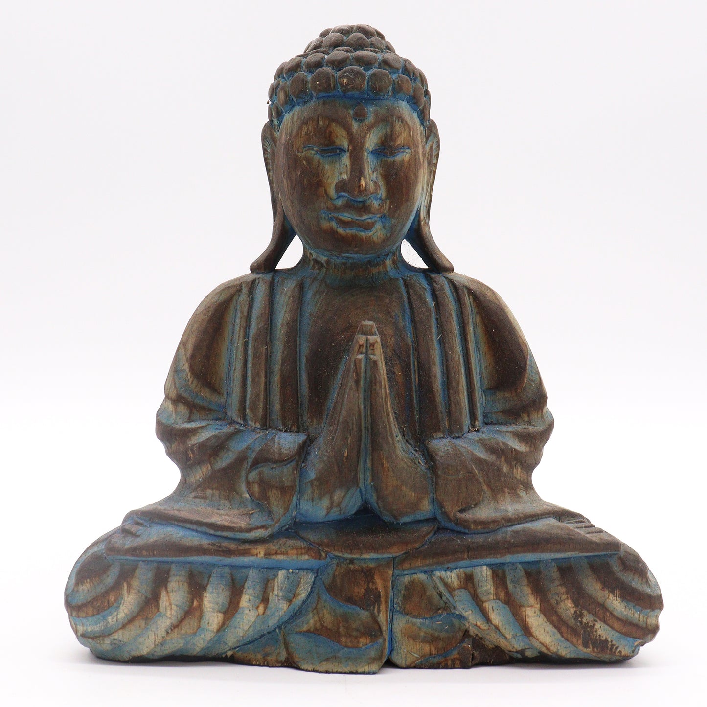 Buddha Feng Shui Set - Flower Mandala - Blue - Cosmic Serenity Shop