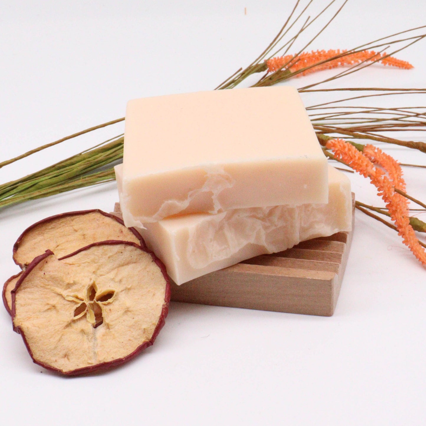 Peach Orchid - Artisan Handcrafted Soap - Slice or Loaf - Cosmic Serenity Shop