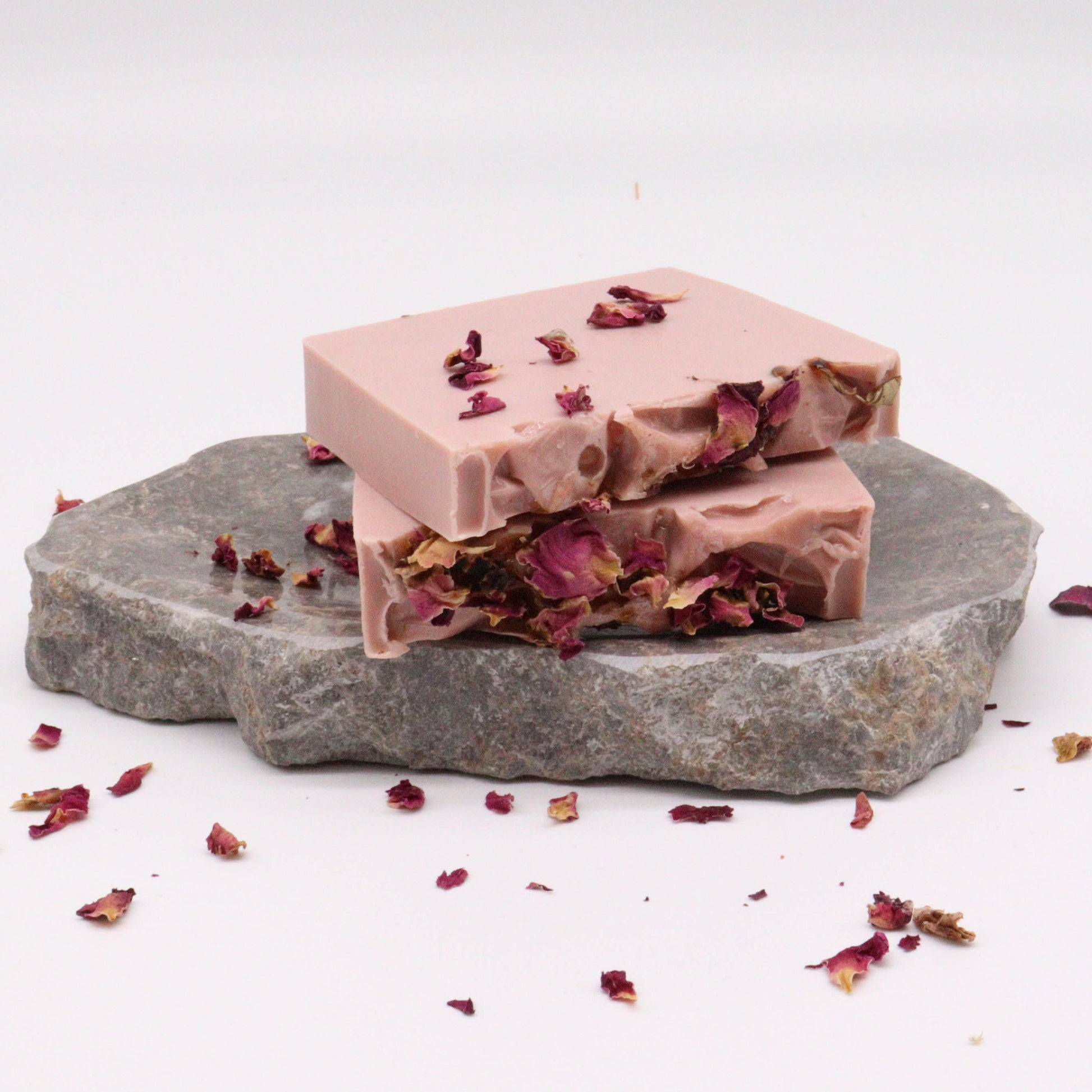 Enchanted Rose - Artisan Handcrafted Soap - Slice or Loaf - Cosmic Serenity Shop