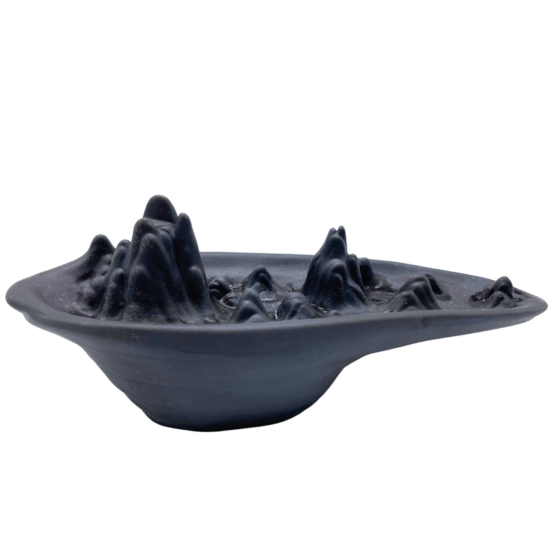 Ceramic Backflow Incense Burner - Mountain Scape - Cosmic Serenity Shop