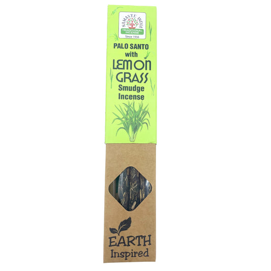 Earth Inspired Smudge Incense - Palo Santo with Lemon Grass