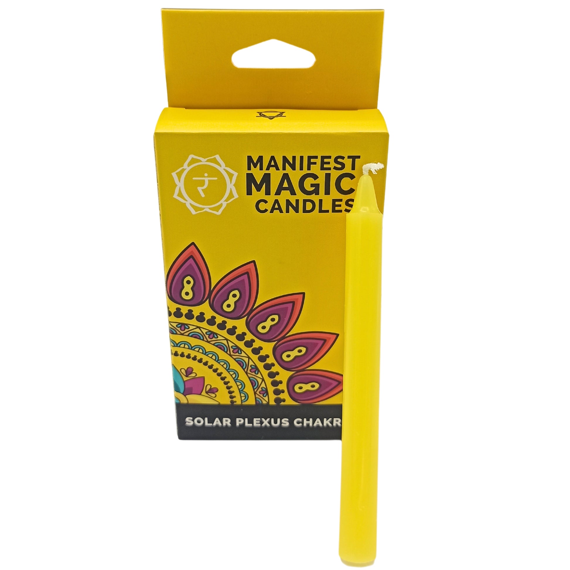 Manifest Magic Candles (pack of 12) - Yellow - Solar Plexus Chakra