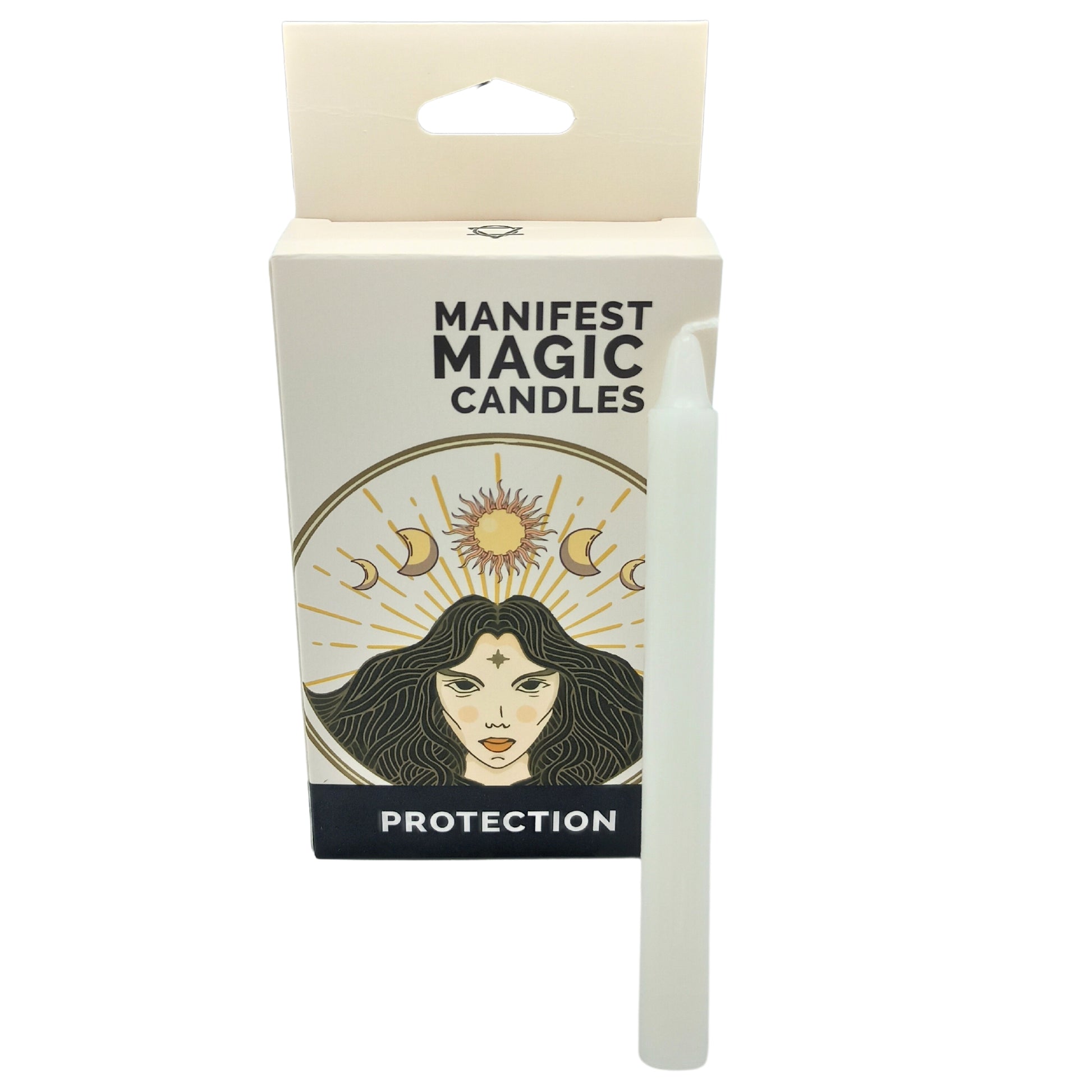 Manifest Magic Candles (pack of 12) - Ivory - Protection