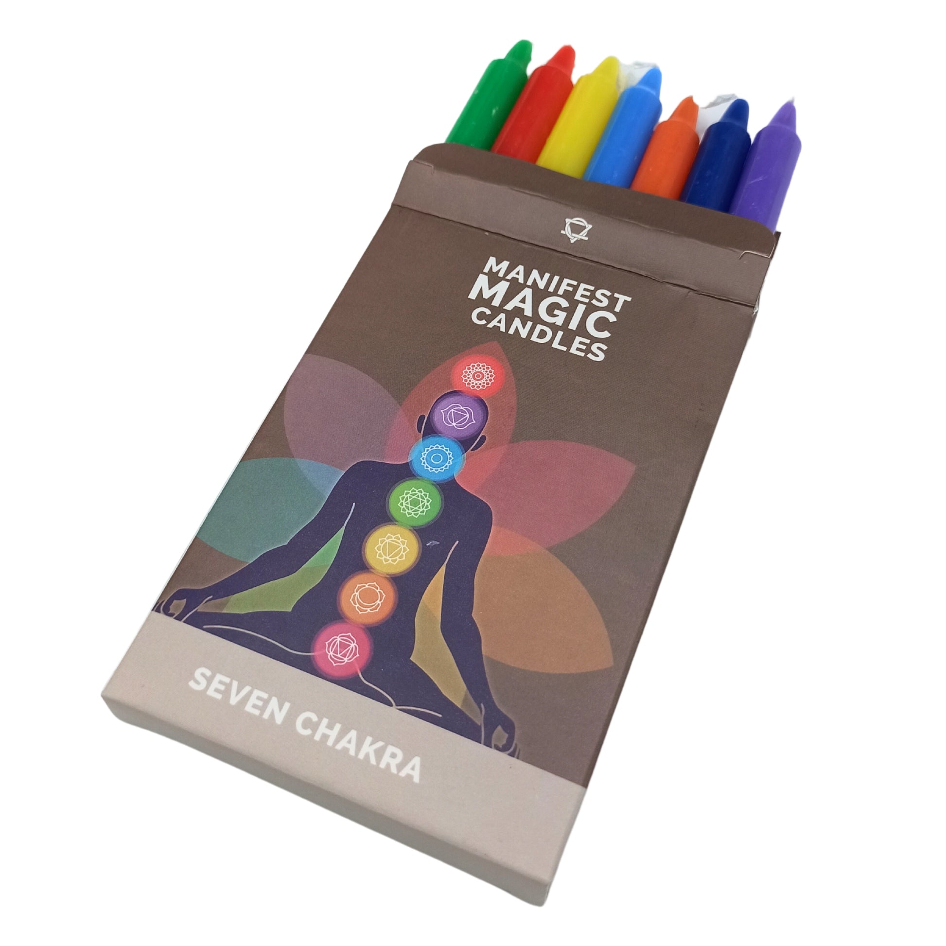 7 Chakra Manifest Magic Candles (pack of 7)