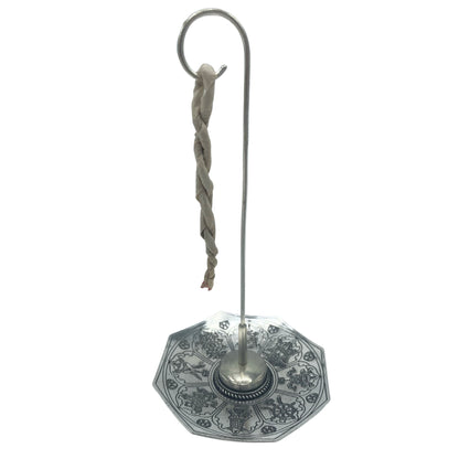 Rope Incense and Silver Plated Holder Set - Astamangal