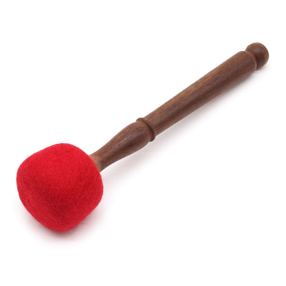 Large Felted Gong Stick - 23cm