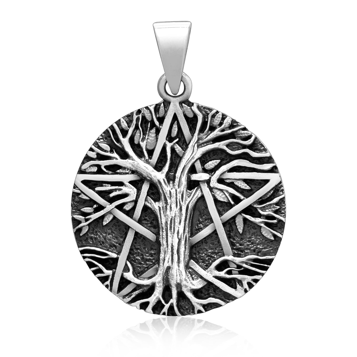 925 Sterling Silver Tree of Life Neo-Pagan Pendant - Cosmic Serenity Shop