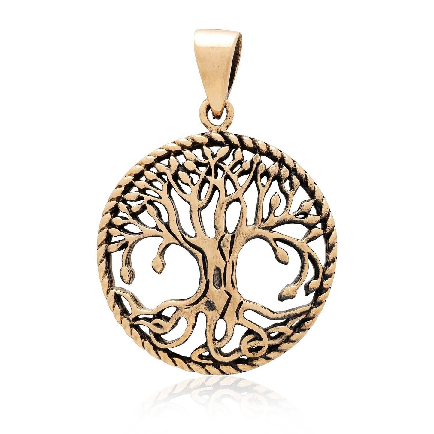 Viking Yggdrasil Tree of Life Bronze Pendant - Cosmic Serenity Shop