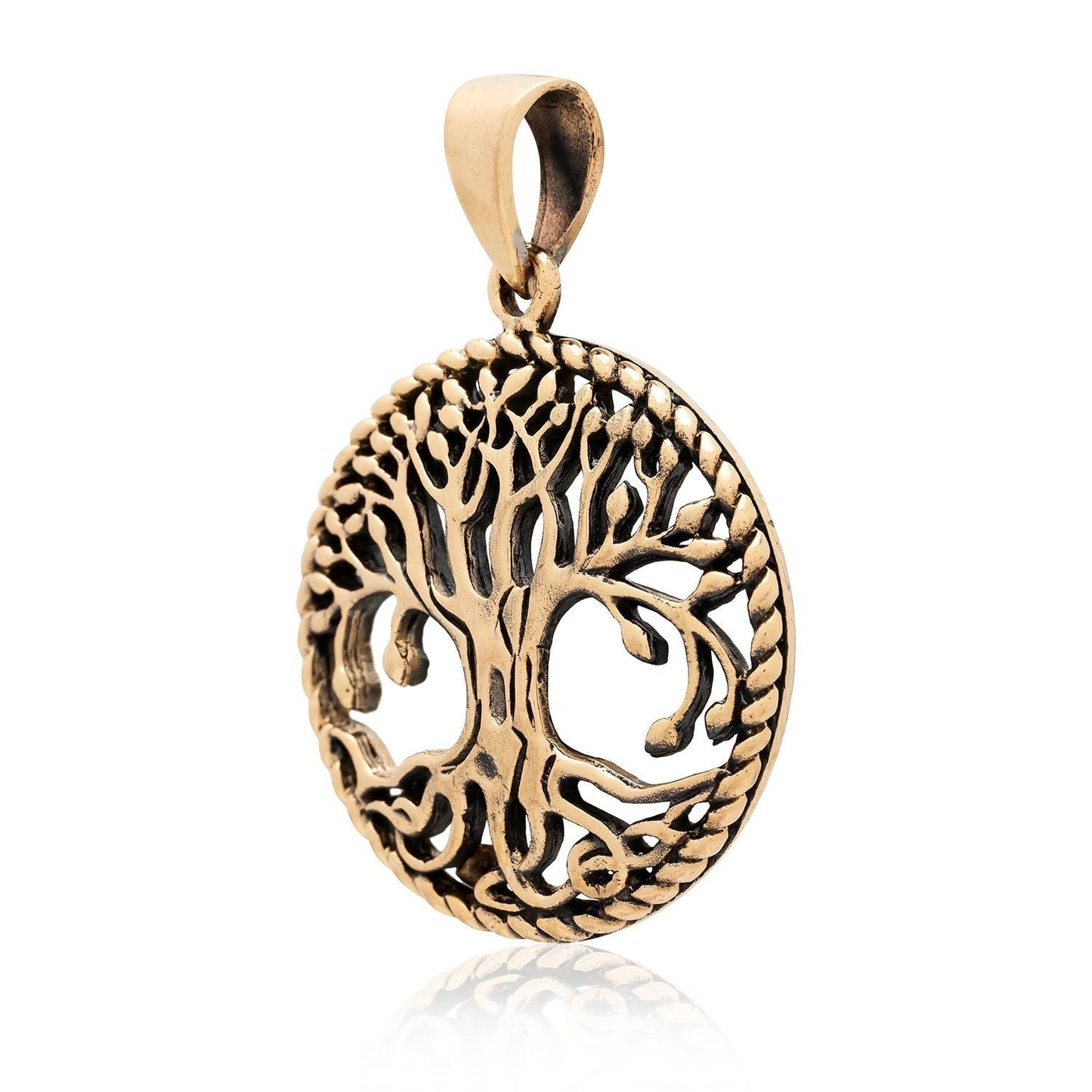 Viking Yggdrasil Tree of Life Bronze Pendant - Cosmic Serenity Shop