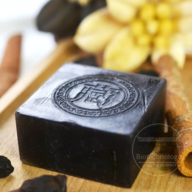 Tibetan Handmade Black Bar Soap  - Cosmic Serenity Shop