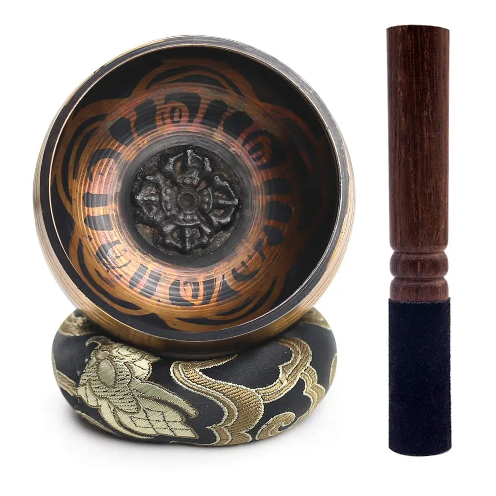 Tibetan Lotus Singing Bowl Set - Cosmic Serenity Shop