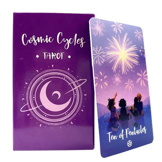Cosmic Cycles Tarot Cards Deck for Beginners - Cosmic Serenity Shop