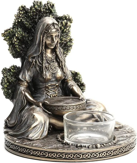 Celtic Goddess and God Tealight Candle Holders