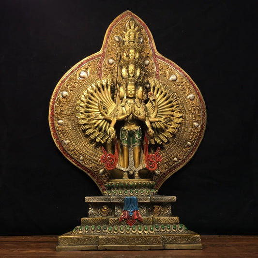 1000-Arm Thousand-Headed Avalokitesvara - 18" - CosmicSerenityShop.com
