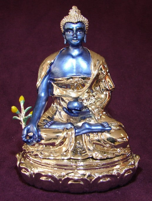 Bejeweled Medicine Buddha Statue - Cosmic Serenity Shop